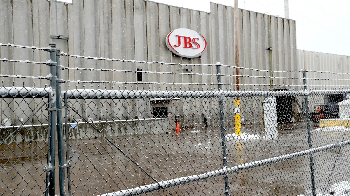 A JBS meatpacking plant in Greeley, Colorado.